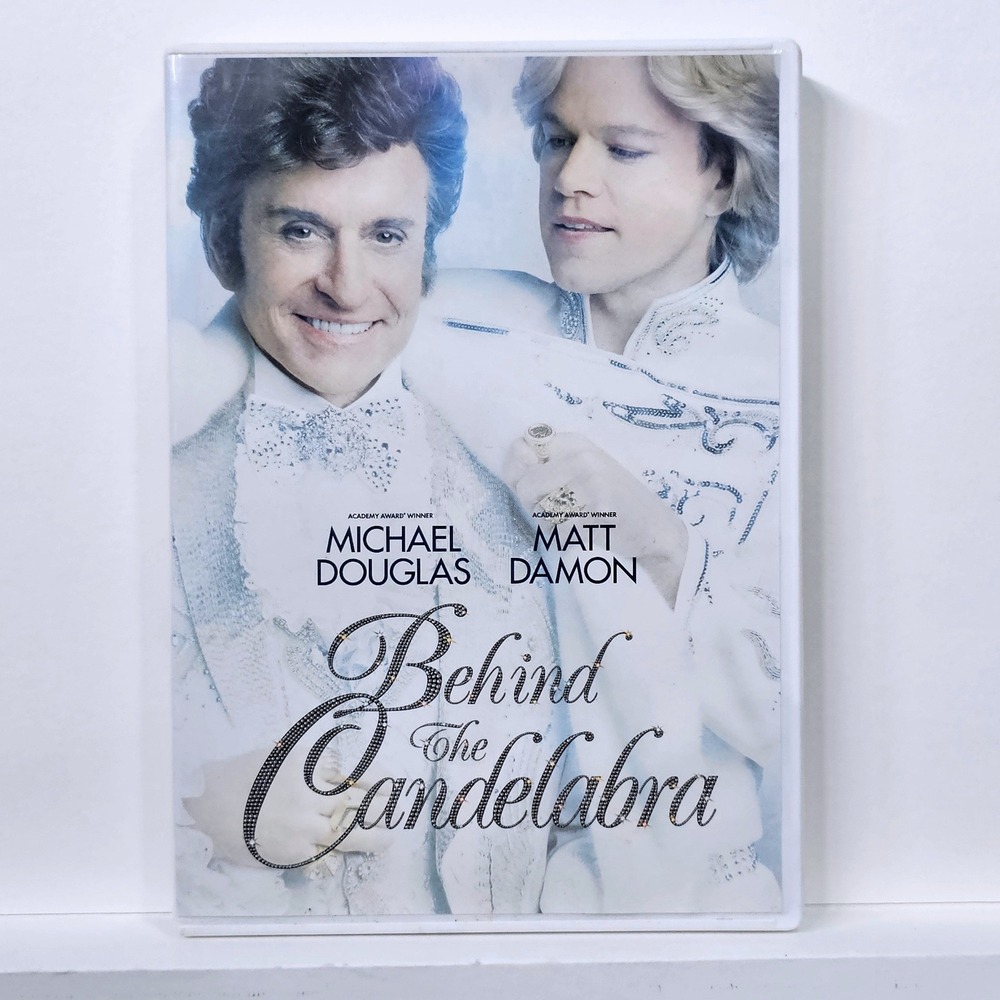 Behind‎ The Candelabra DVD Michael Douglas Matt Damon HBO Biopic Drama Liberace